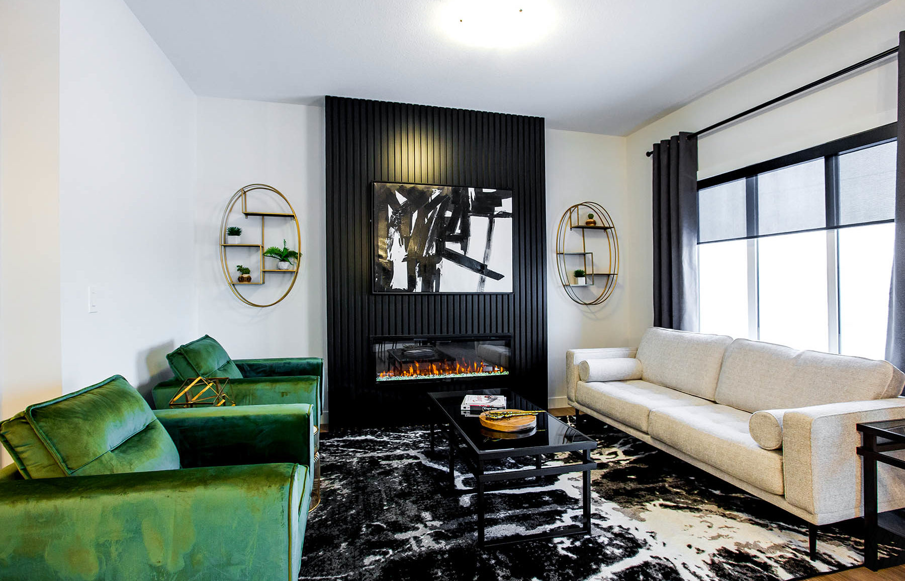 Durnin Living Room Fireplace