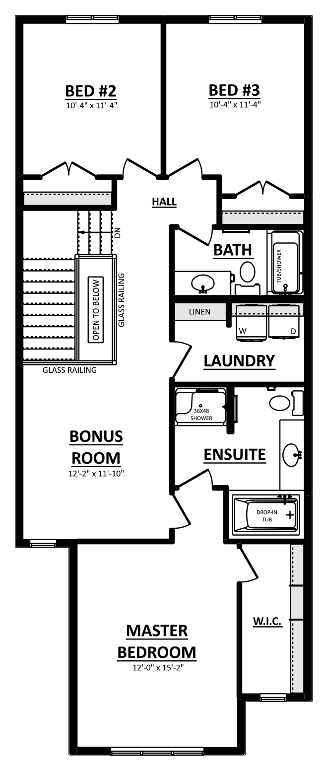 Woodbend Showhome Brochure Second Floor