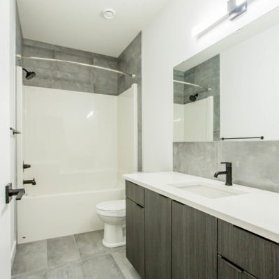 Modern Infill Staged Basement Bathroom 2