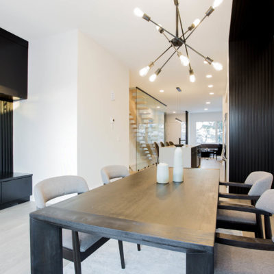 Modern Infill Staged Dining