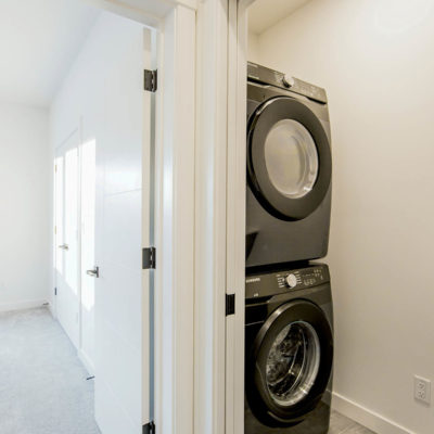 Modern Infill Staged Laundry