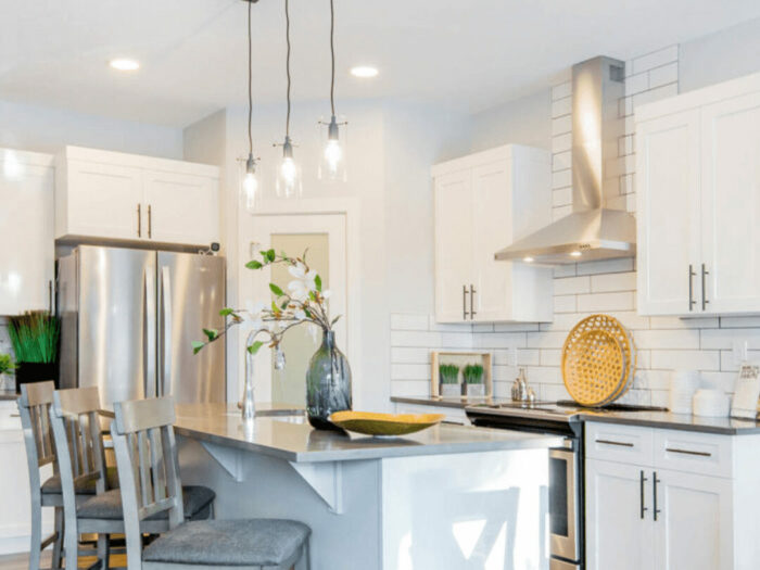 A beautifully designed kitchen by the home builders at San Rufo Homes