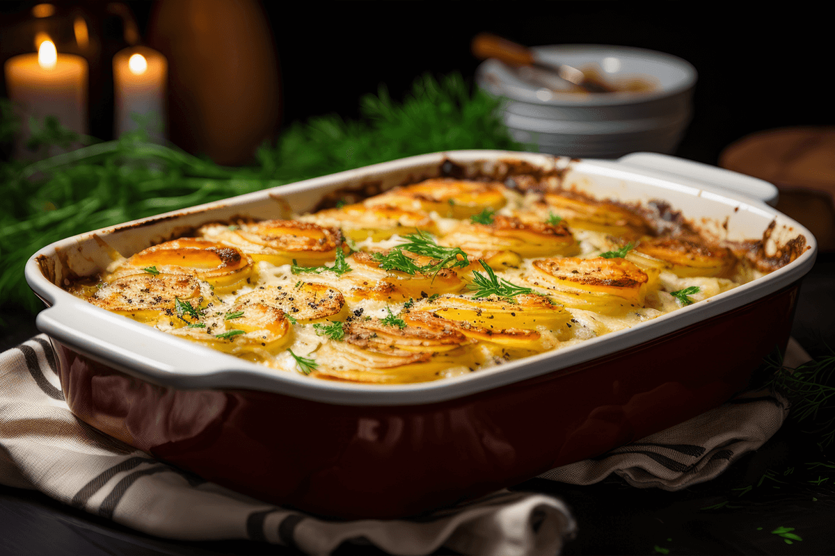 festive recipes to warm your new home gratin image